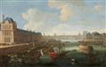 Französischer oder Niederländischer Meister des 17. Jahrhunderts - Der Bau der Brücke "Pont Royal" in Paris - image-1