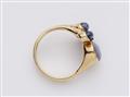 A 14k gold star sapphire ring - image-2