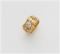An 18k gold “gritli“ ring with a diamond solitaire - image-1