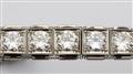 An 18k gold and diamond rivière bracelet - image-3