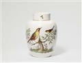 A Meissen porcelain vase with bird and insect decor - image-1