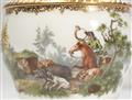 A Meissen porcelain solitaire with hunting scenes - image-10