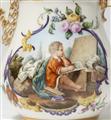 Six items from a Meissen porcelain déjeuner with children - image-5