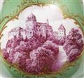 An unusual Meissen porcelain service with palaces in Saxony - image-7
