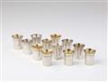 Twelve miniature silver beakers - image-2