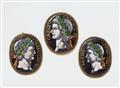 Three Limoges enamel plaques with depictions of Roman emperors - image-1