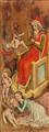Süddeutscher Meister um 1480 - Altarflügel mit der Darstellung des hl. Joseph (verso) und dem Bethlehemitischen Kindermord (recto) - image-2