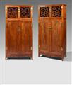 A pair of huanghuali wood square-corner cabinets. 19th/20th century - image-3