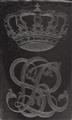 An important cut glass goblet with four royal monograms - image-2