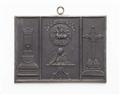 A cast iron New Year's plaque "1820" - image-1