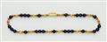 A Greek 18k gold and lapis lazuli necklace. - image-1