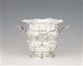 An Augsburg Rococo silver wine cooler - image-1