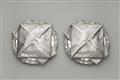A pair of Parisian silver trompe l'oeil chestnut pots - image-1