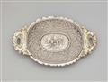 A miniature Augsburg silver sideboard dish - image-1
