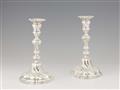 A pair of Liège silver candlesticks - image-1