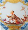 A Meissen porcelain tea bowl with early Hoeroldt Chinoiseries - image-2