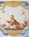 A Meissen porcelain tea bowl with early Hoeroldt Chinoiseries - image-3