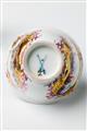 Two Meissen porcelain koppchen and a pair of saucers with merchant navy scenes - image-2