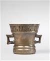 A rare Gothic two-handled mortar made for Willem Lurkeman - image-1