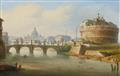 Unbekannter Künstler des 19. Jahrhunderts - Ansicht des Peterplatzes in Rom
Ansicht der Engelsburg in Rom - image-2