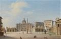 Unknown Artist 19th centry - View of St Peter's Square in Rome
View of Castel Sant'Angelo in Rome - image-1