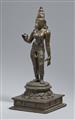 Bhudevi oder Parvati. Bronze. Süd-Indien, Tamil Nadu. Vijayanagara-Zeit, ca. 16./17. Jh. - image-2