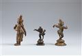Three Southern India copper alloy bronze figures. 15th/19th century - image-2
