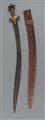 A North Indian Mughal sword (tulwar) with scabbard. 18th/19th century - image-2