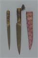 A North Indian kard oder pesh kabz with scabbard. 19th century - image-2