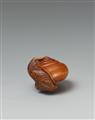 A boxwood netsuke of a snail. Ise. Mid-19th century - image-2