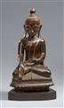 A Shan bronze figure of Buddha Shakyamuni. Burma. 20th century - image-1