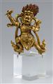 Dharmapala Begtse (Beg-ts'e). Feuervergoldete Bronze. Sinotibetisch. 18./19. Jh. - image-1