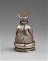A small Bhutanese silver figure of Ngawang Namgyal. 18th/19th century - image-2