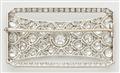 A Belle Epoque platinum diamond brooch with 18k gold pin. - image-4