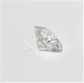 An 18k gold 6.54 ct transition-cut diamond solitaire ring. - image-6