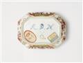 An early Meissen porcelain sugar box with K.P.M. mark and Chinoiseries - image-4