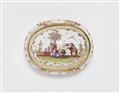 An early Meissen porcelain sugar box with K.P.M.mark and Chinoiseries - image-1