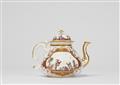 An important Meissen porcelain teapot with Augustus Rex mark - image-3