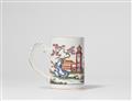 A rare Vienna porcelain tankard with Chinoiserie decor - image-3
