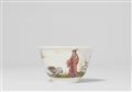 A Meissen porcelain tea bowl and saucer with Chinoiseries - image-3