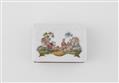 A Berlin KPM porcelain snuff box with poultry and a still life - image-9
