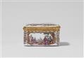 A Meissen porcelain snuff box with idealised landscapes - image-6