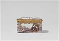 A Meissen porcelain snuff box with idealised landscapes - image-8