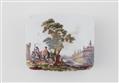 A Meissen porcelain snuff box with idealised landscapes - image-9