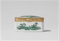 A Meissen porcelain snuff box with hunting scenes - image-5