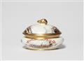 A Meissen porcelain sugar box with merchant navy scenes - image-1