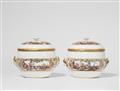 A pair of Meissen porcelain tureens with finely painted landscapes - image-2