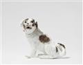 A Meissen porcelain figure of a spaniel dog - image-1