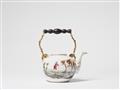 A porcelain water kettle with rustic motifs - image-2