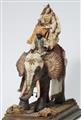 An elephant with a Mahout and Maharani - image-1
